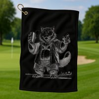 Spring Break Party King – Cool Cat Vibes Golf Towel