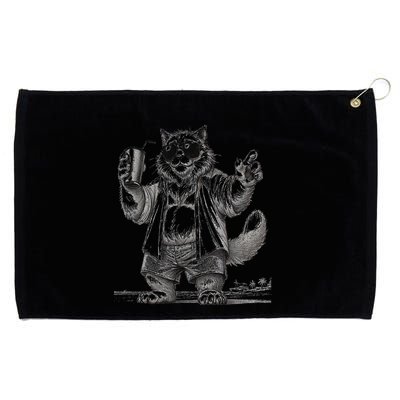 Spring Break Party King – Cool Cat Vibes Grommeted Golf Towel
