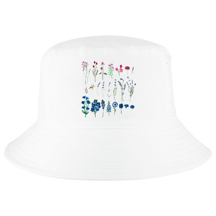 Subtle Bi Pride Bisexual Flowers Flag Discreet Pride Apparel Cool Comfort Performance Bucket Hat