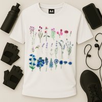 Subtle Bi Pride Bisexual Flowers Flag Discreet Pride Apparel Cooling Performance Crew T-Shirt