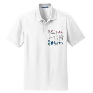 Subtle Bi Pride Bisexual Flowers Flag Discreet Pride Apparel Dry Zone Grid Polo