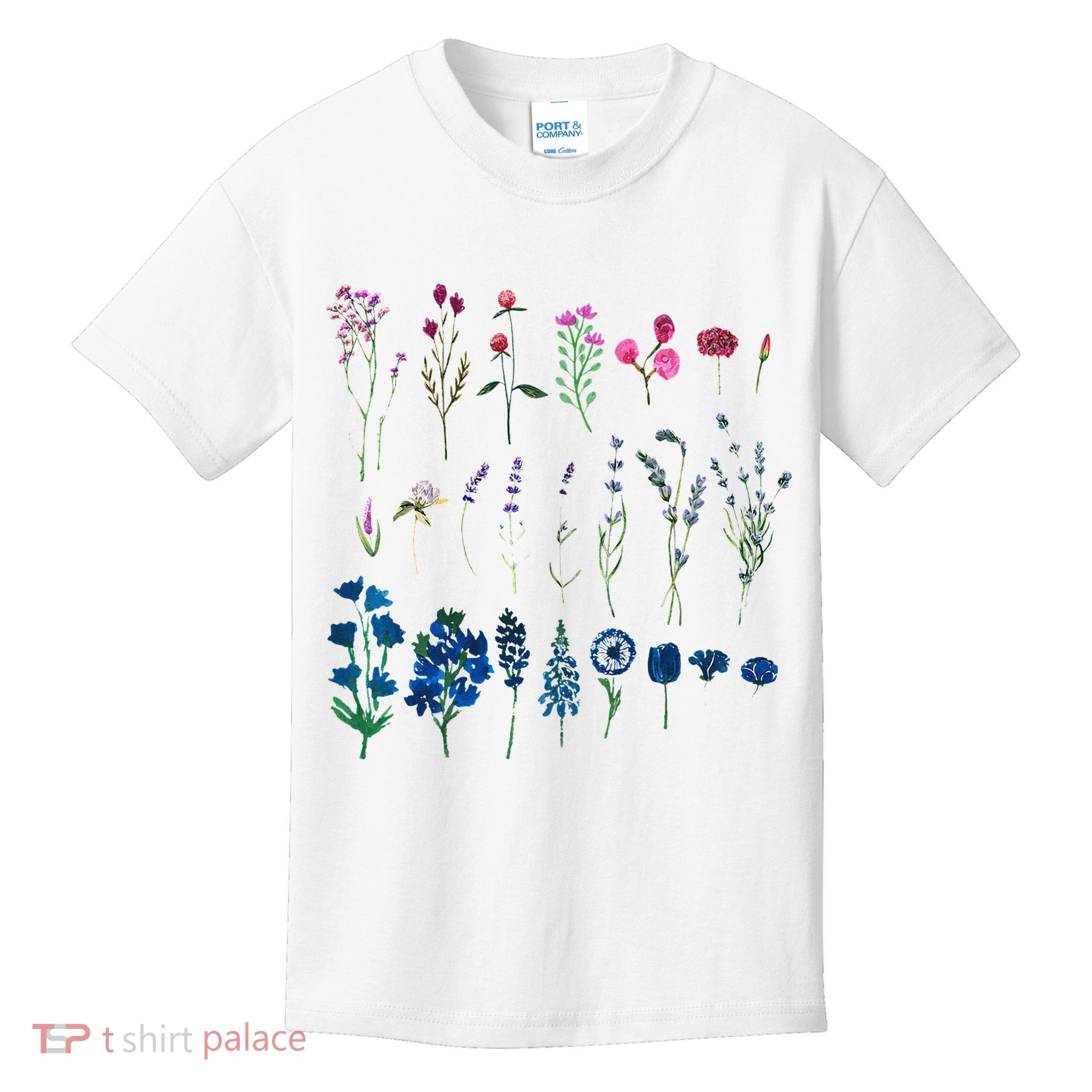 Subtle Bi Pride Bisexual Flowers Flag Discreet Pride Apparel Kids T-Shirt