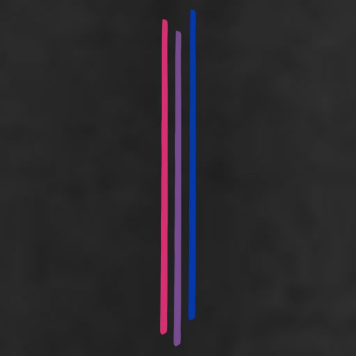 Subtle Bisexual Pride Bi Flag Pride Month Gift 7 Panel Mesh Trucker Snapback Hat