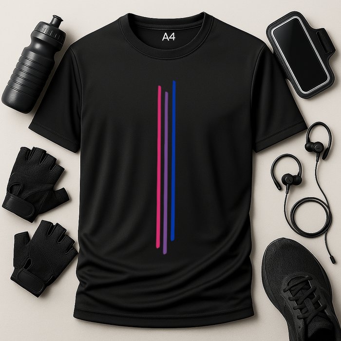Subtle Bisexual Pride Bi Flag Pride Month Gift Cooling Performance Crew T-Shirt