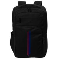 Subtle Bisexual Pride Bi Flag Pride Month Gift Impact Tech Backpack