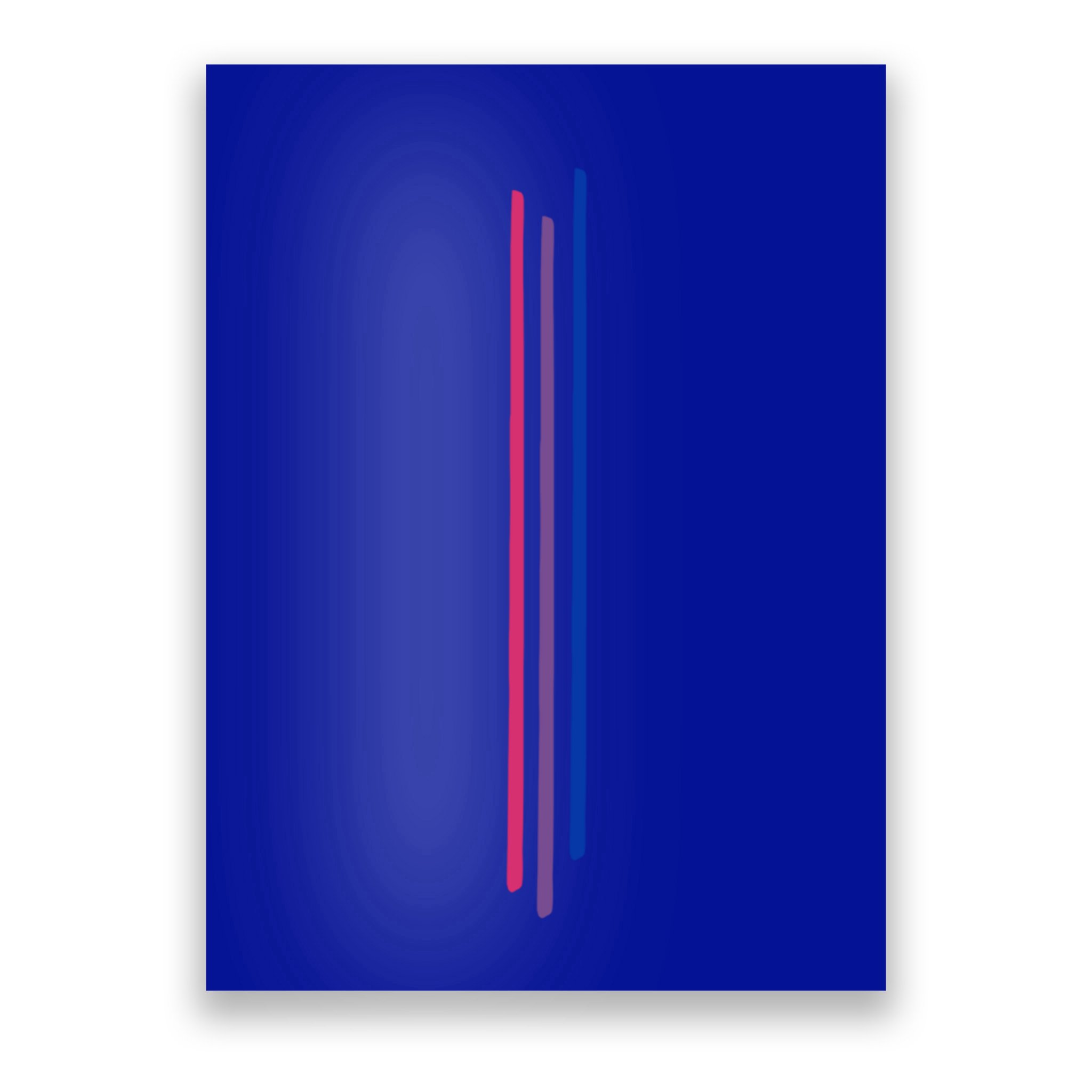 Subtle Bisexual Pride Bi Flag Pride Month Gift Poster