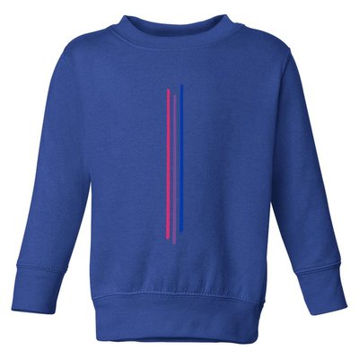 Subtle Bisexual Pride Bi Flag Pride Month Gift Toddler Sweatshirt