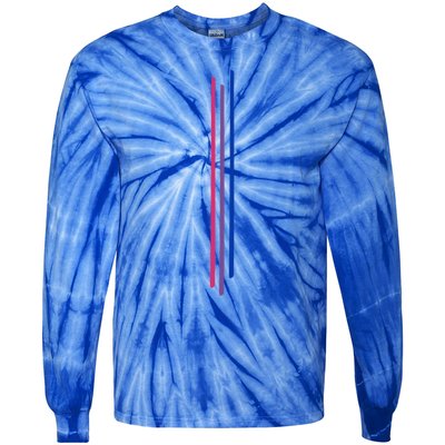 Subtle Bisexual Pride Bi Flag Pride Month Gift Tie-Dye Long Sleeve Shirt