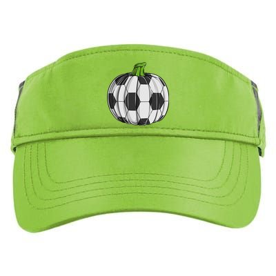 Soccer Ball Pumpkin Halloween Funny Sports Football Boys Cool Gift Adult Drive Performance Visor