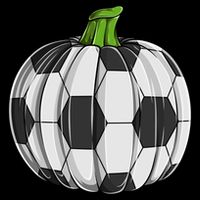 Soccer Ball Pumpkin Halloween Funny Sports Football Boys Cool Gift Cooling Performance Crew T-Shirt