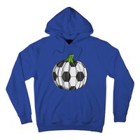 Soccer Ball Pumpkin Halloween Funny Sports Football Boys Cool Gift Hoodie