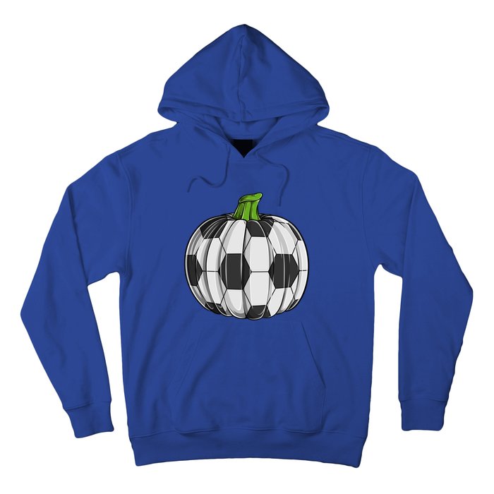 Soccer Ball Pumpkin Halloween Funny Sports Football Boys Cool Gift Hoodie