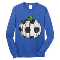 Soccer Ball Pumpkin Halloween Funny Sports Football Boys Cool Gift Long Sleeve Shirt