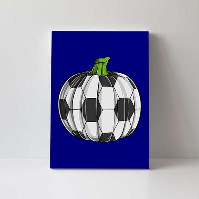 Soccer Ball Pumpkin Halloween Funny Sports Football Boys Cool Gift Canvas