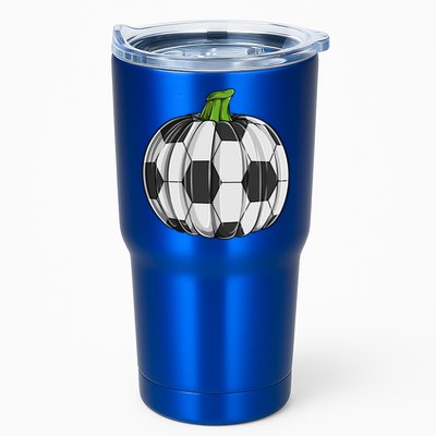 Soccer Ball Pumpkin Halloween Funny Sports Football Boys Cool Gift Tumbler