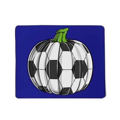 Soccer Ball Pumpkin Halloween Funny Sports Football Boys Cool Gift Mousepad