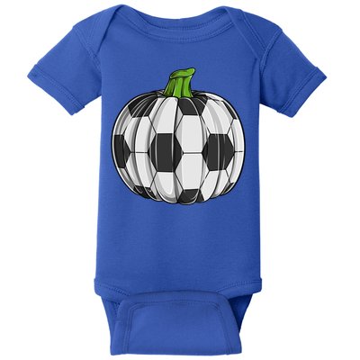 Soccer Ball Pumpkin Halloween Funny Sports Football Boys Cool Gift Baby Bodysuit