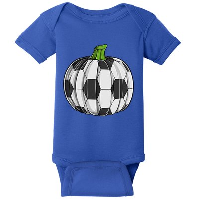 Soccer Ball Pumpkin Halloween Funny Sports Football Boys Cool Gift Baby Bodysuit