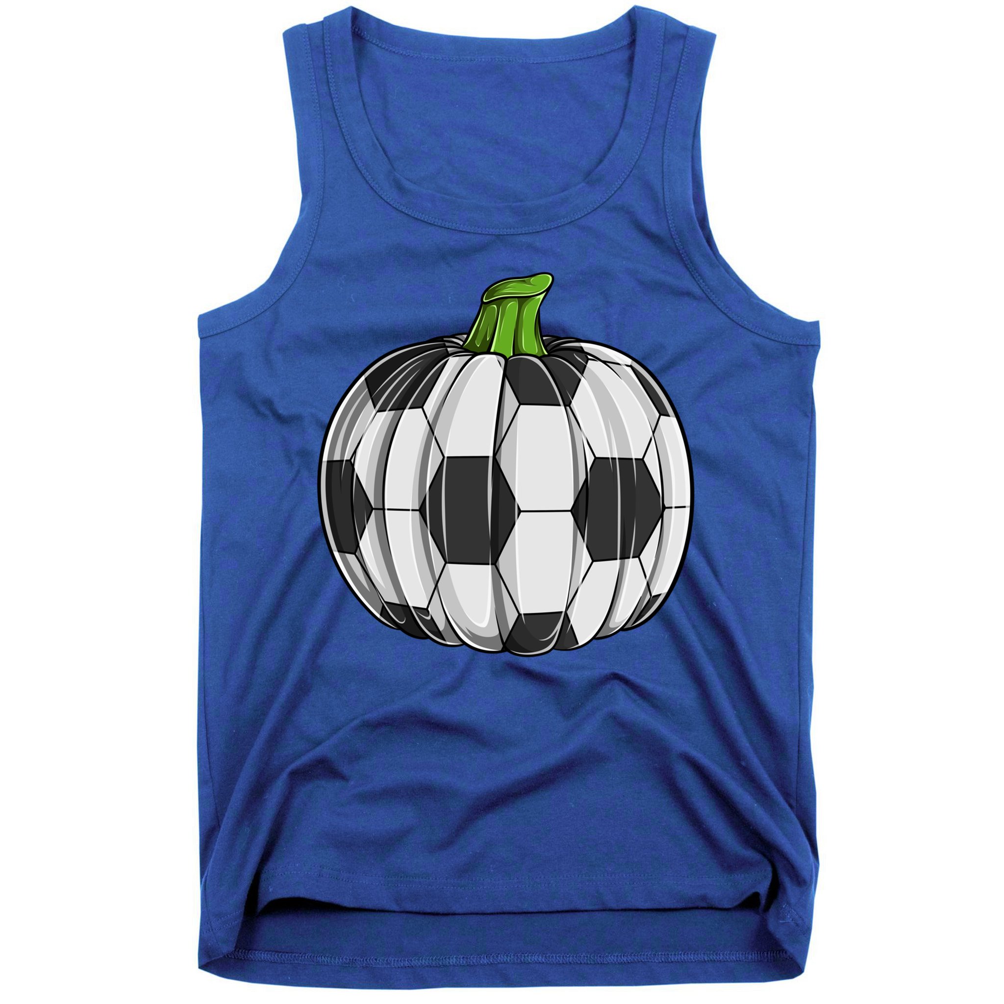 Soccer Ball Pumpkin Halloween Funny Sports Football Boys Cool Gift Tank Top