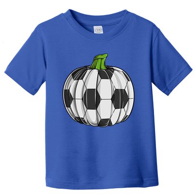 Soccer Ball Pumpkin Halloween Funny Sports Football Boys Cool Gift Toddler T-Shirt