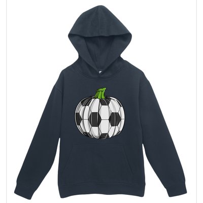 Soccer Ball Pumpkin Halloween Funny Sports Football Boys Cool Gift Urban Pullover Hoodie