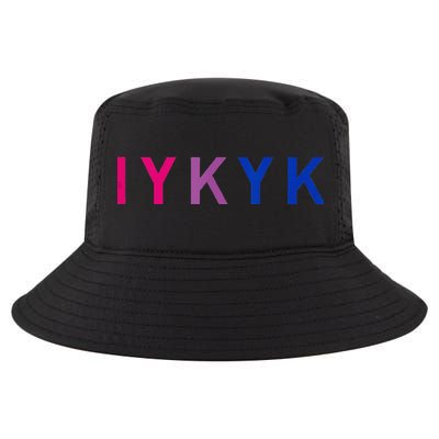 Subtle Bi Pride Bisexual IYKYK Cool Comfort Performance Bucket Hat