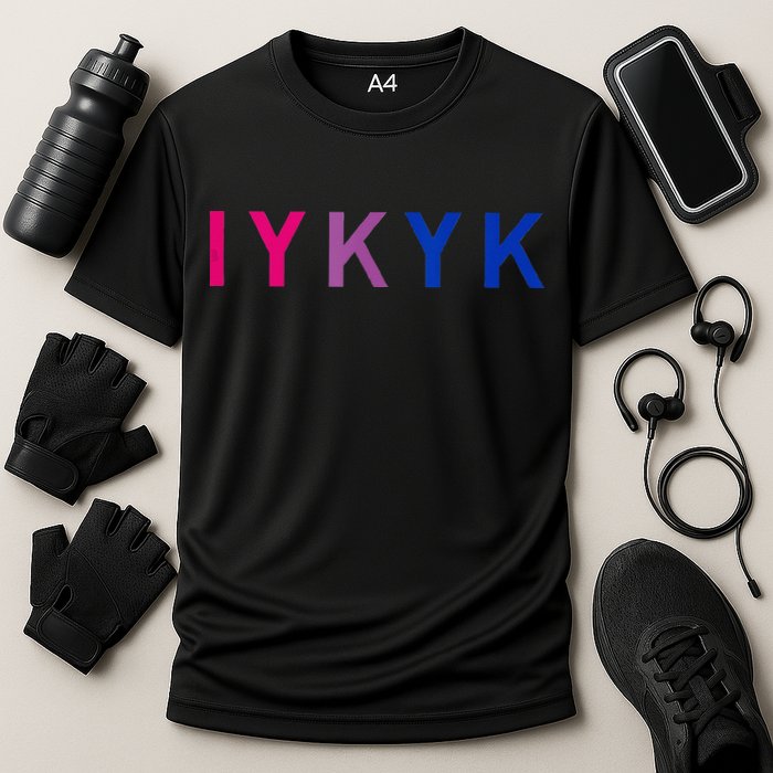 Subtle Bi Pride Bisexual IYKYK Cooling Performance Crew T-Shirt
