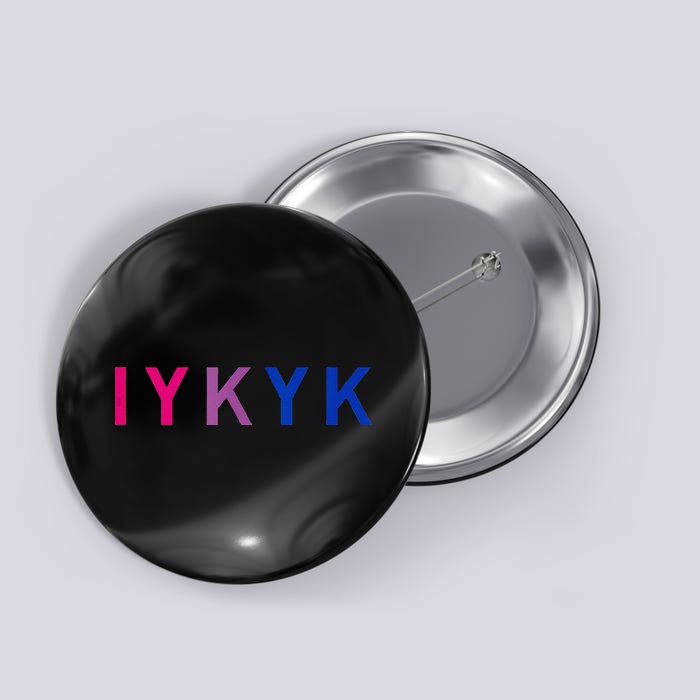Subtle Bi Pride Bisexual IYKYK Button