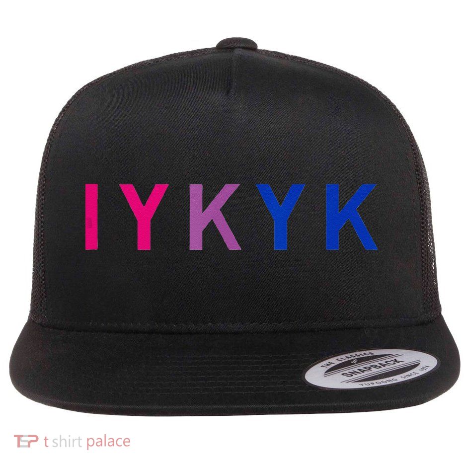 Subtle Bi Pride Bisexual IYKYK Flatbill Hat
