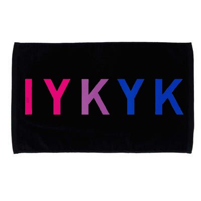Subtle Bi Pride Bisexual IYKYK Microfiber Hand Towel
