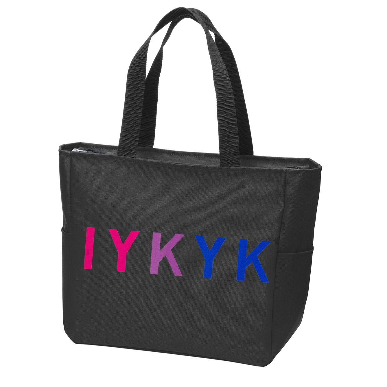 Subtle Bi Pride Bisexual IYKYK Zip Tote Bag