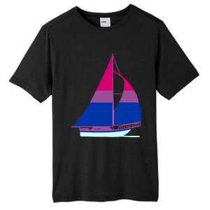 Sailboat Bisexual Pride Cute Gift Tall Fusion ChromaSoft Performance T-Shirt