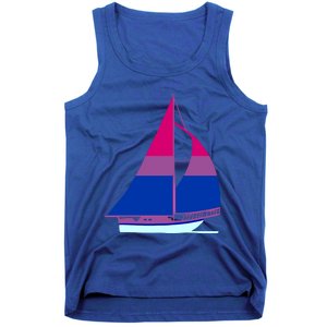 Sailboat Bisexual Pride Cute Gift Tank Top