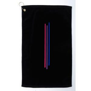 Subtle Bisexual Pride Bi Flag Pride Month Platinum Collection Golf Towel