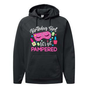 Spa Birthday Party Supplies For Lets Get Pampered Performance Fleece Hoodie