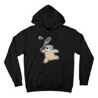 Sweet Bear Playing Badminton Badminton Player Badminton Tall Hoodie