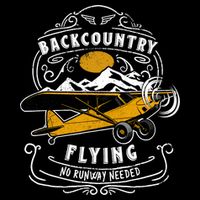 STOL Bush Plane Backcountry Flying Vintage Bucket Hat