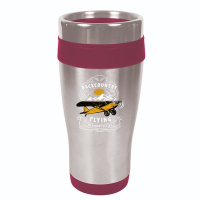 STOL Bush Plane Backcountry Flying Vintage 16oz Travel Tumbler