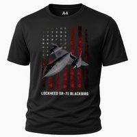 Sr71 Blackbird Plane Cooling Performance Crew T-Shirt
