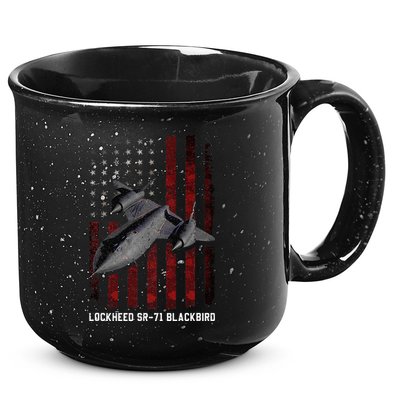 Sr71 Blackbird Plane 15oz Campfire Ceramic Mug