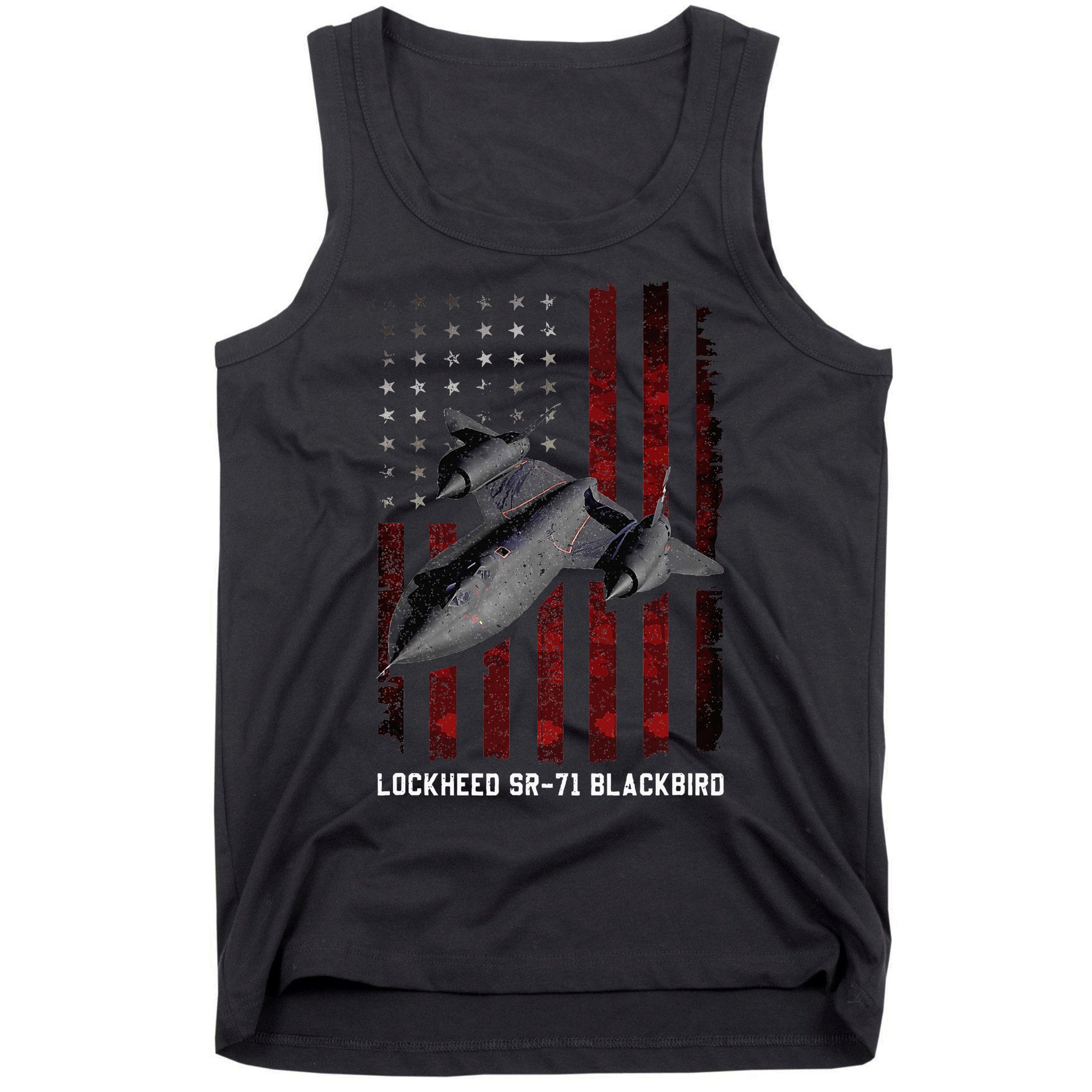 Sr71 Blackbird Plane Tank Top