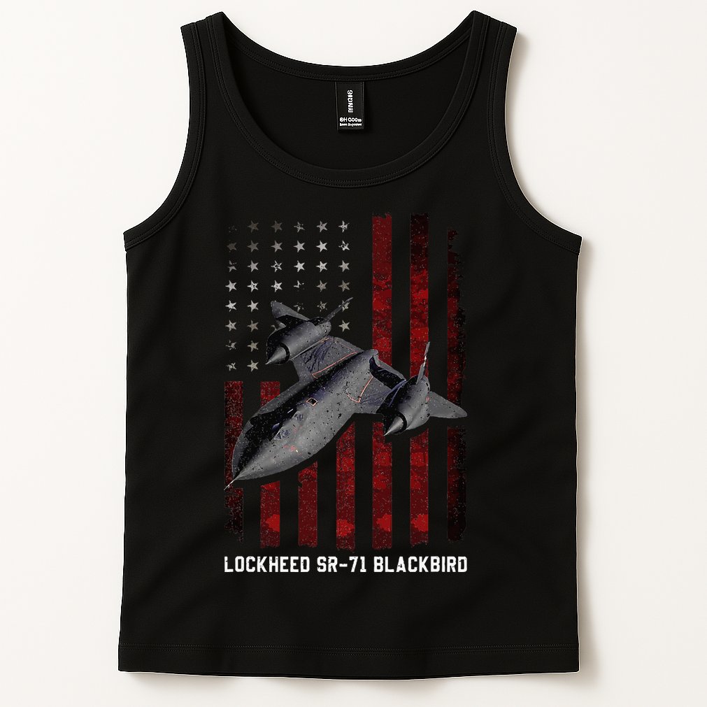 Sr71 Blackbird Plane Tank Top
