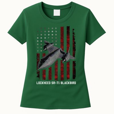 Sr71 Blackbird Plane Womens T-Shirt