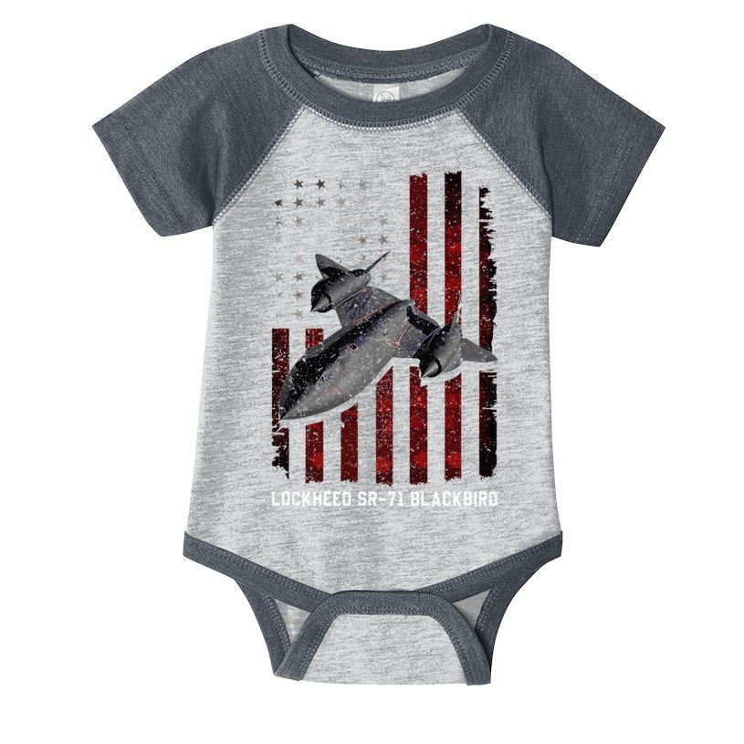 Sr71 Blackbird Plane Infant Baby Jersey Bodysuit