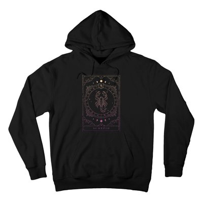 Scorpio Birthday Present Women Girl Zodiac Sign Hoodie