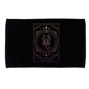 Scorpio Birthday Present Women Girl Zodiac Sign Microfiber Hand Towel