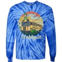 School Bus Quote Skoolie Driver Gift Tie-Dye Long Sleeve Shirt