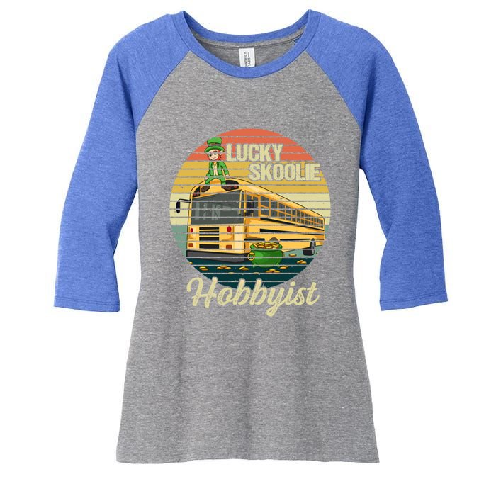 School Bus Quote Skoolie Driver Gift Women's Tri-Blend 3/4-Sleeve Raglan Shirt