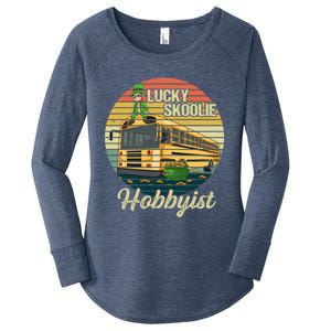 School Bus Quote Skoolie Driver Gift Women's Perfect Tri Tunic Long Sleeve Shirt