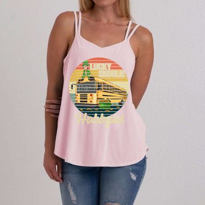 School Bus Quote Skoolie Driver Gift Women's Strappy Tank